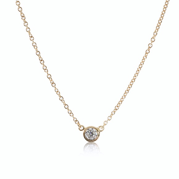 COPY - Tiffany & Co. Yard YG Diamond Necklace - Picture 1 of 9